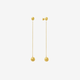 Orbit Single Chain Earrings - Gold