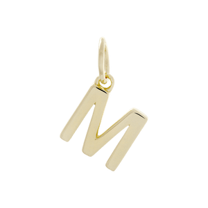Letter Charm Gold / M