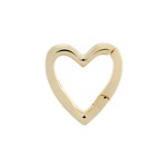 Heart Carabiner - Gold
