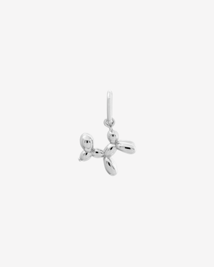 Balloon Dog Charm Silver