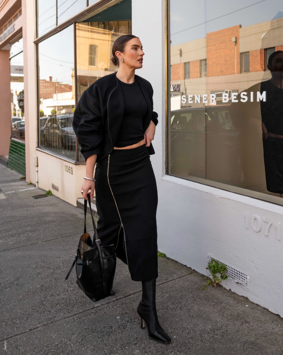 ŞENER BESIM | The Side Zip Skirt – Sener Besim