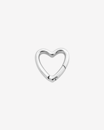 Heart Carabiner - Silver