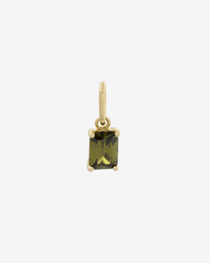 Birthstone Charm Gold / August