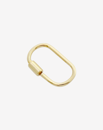 Oval Carabiner Large - Gold