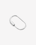 Oval Carabiner Large - Silver