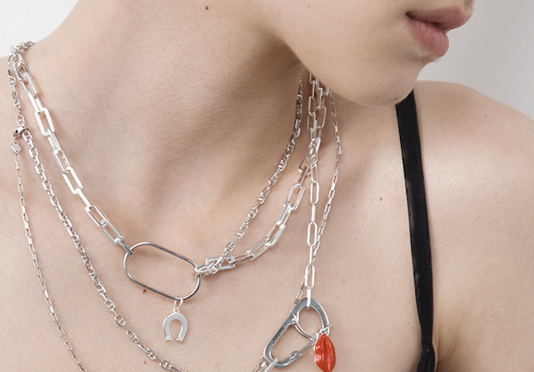 15:32Claude responded: Buildable jewellery collection — chains, charms and carabiners by Şener BesimBuildable jewellery collection — chains, charms and carabiners by Şener Besim