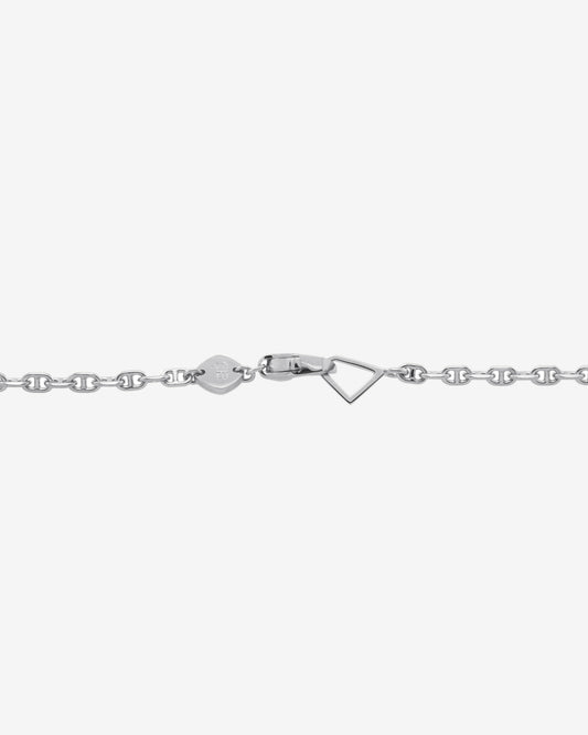 Anchor Chain Necklace - Silver