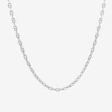 Anchor Chain Necklace - Silver