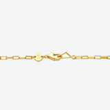 Long Box Chunky Chain Necklace - Gold