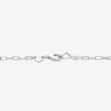 Long Box Chunky Chain Bracelet - Silver