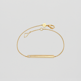 Diamond Bar Bracelet - Gold