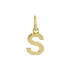 Letter Charm Gold / S