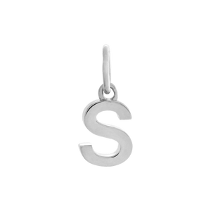 Letter Charm Silver / S