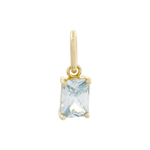 Birthstone Charm - Gold / March