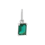 Birthstone Charm - Silver / May