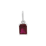 Birthstone Charm - Silver / July