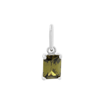 Birthstone Charm - Silver / August