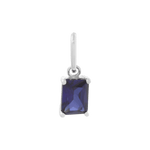 Birthstone Charm - Silver / September