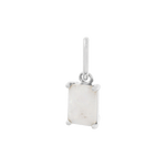 Birthstone Charm - Silver / October