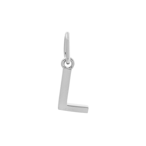 Letter Charm Silver / L