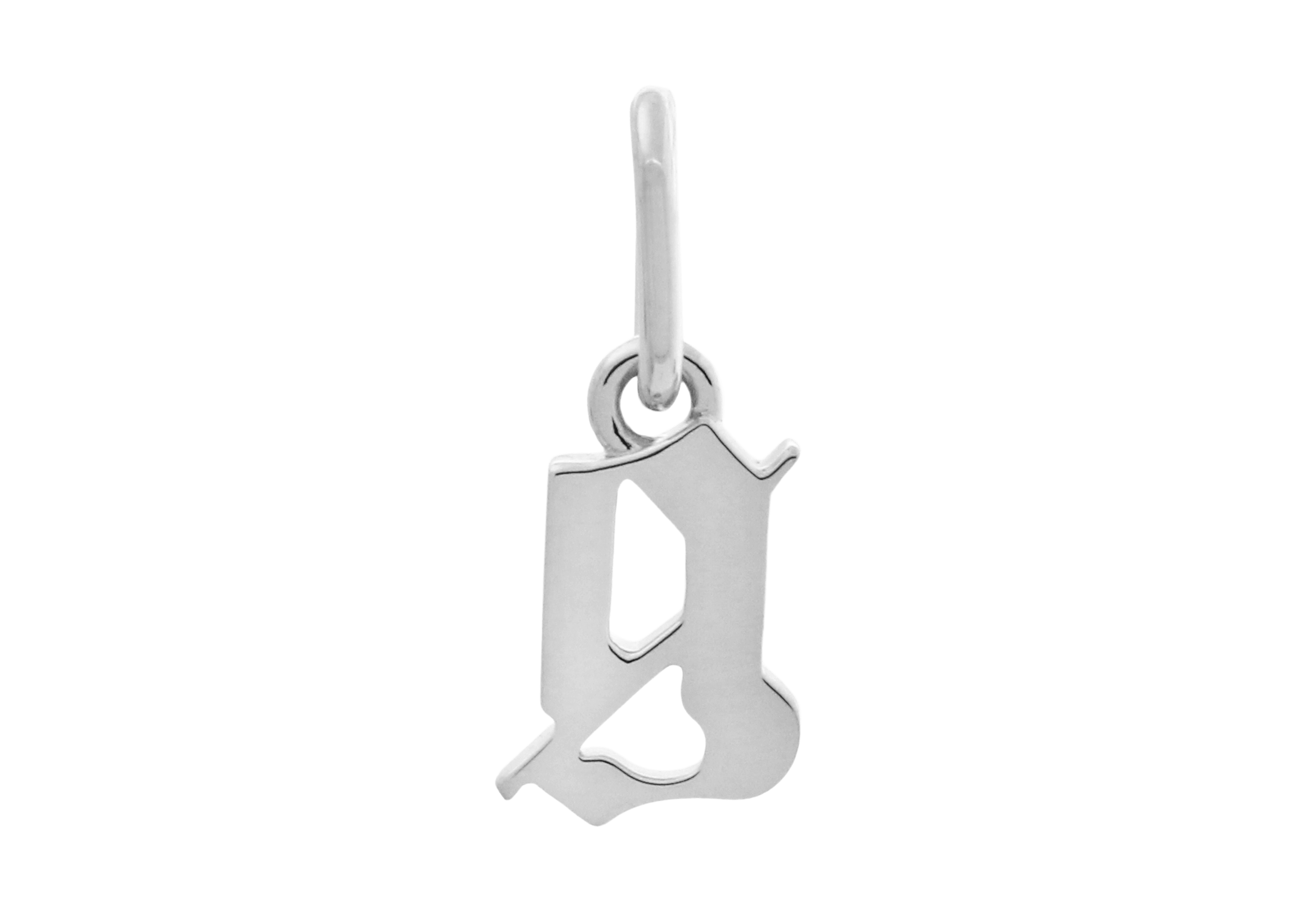 Gothic Letter Charm