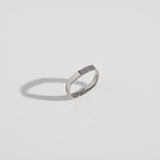 Thick Accent Ring - Silver