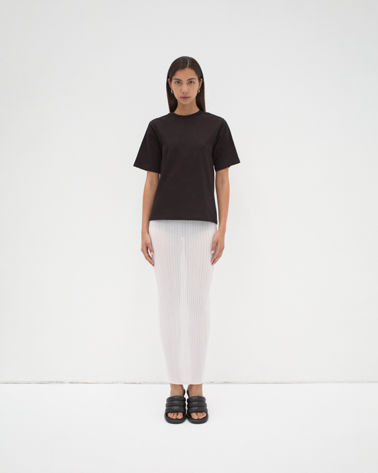 The Twist Back Tee - Black
