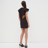 The Mini Open Back Dress - Black