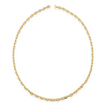 Anchor Chain Necklace Close Up Sener Besim