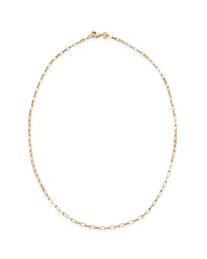 Box Chain Necklace by Sener Besim in Gold