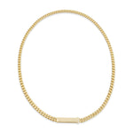 gold cuban link chain necklace sterling silver sener besim