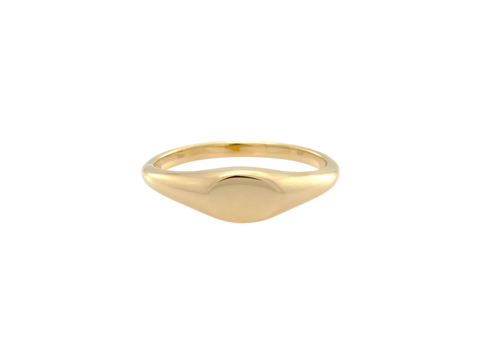 signet ring in 14ct gold by sener besim