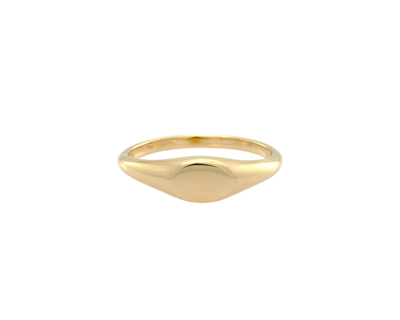 signet ring in 14ct gold by sener besim
