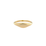 signet ring in 14ct gold by sener besim
