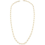 Sener Besim Paperclip Necklace Gold