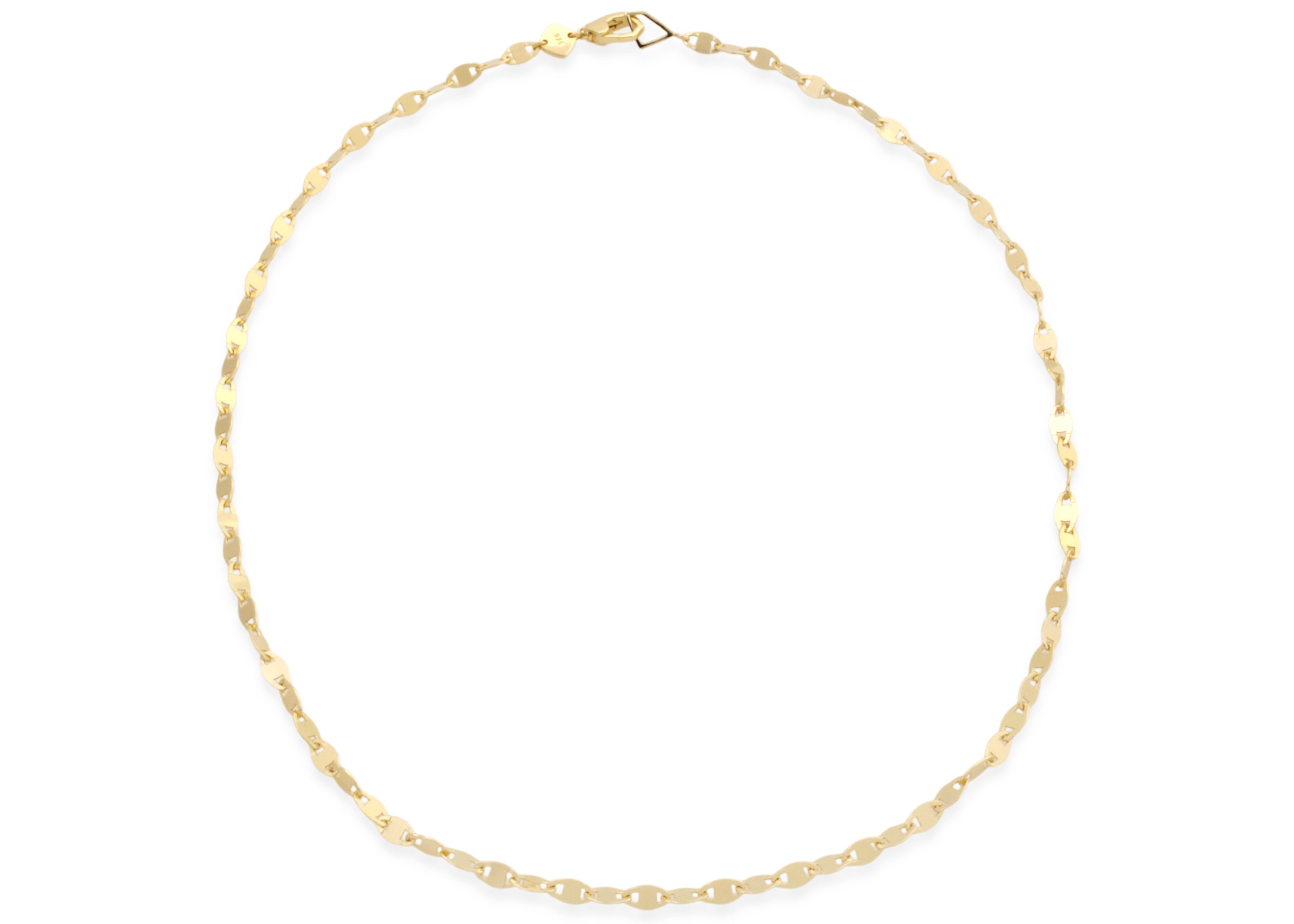 Link Detailed Necklace by Sener Besim in Gold