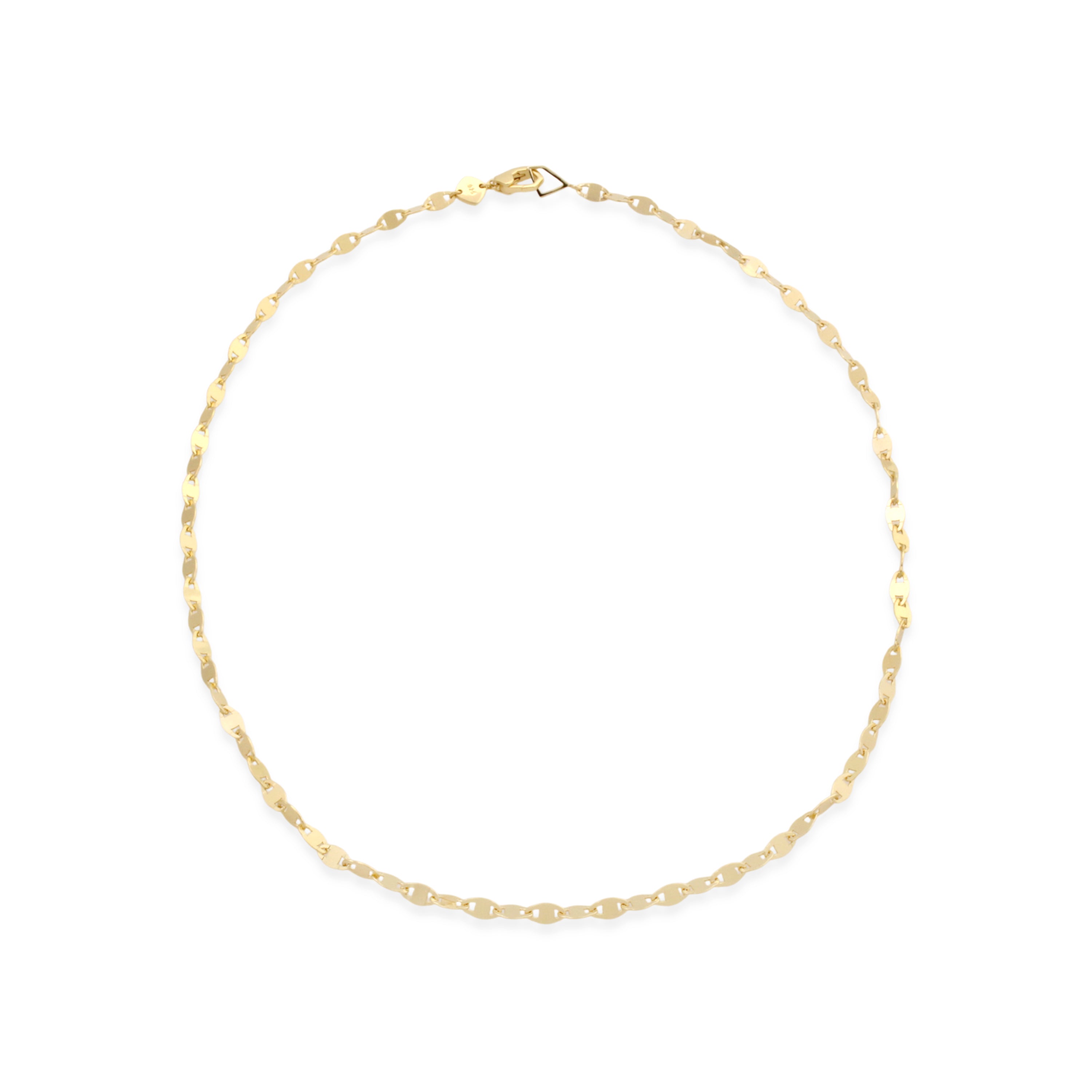 Link Detailed Necklace by Sener Besim in Gold