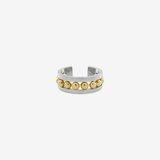 Orbit Double Band Ring - Silver and Gold