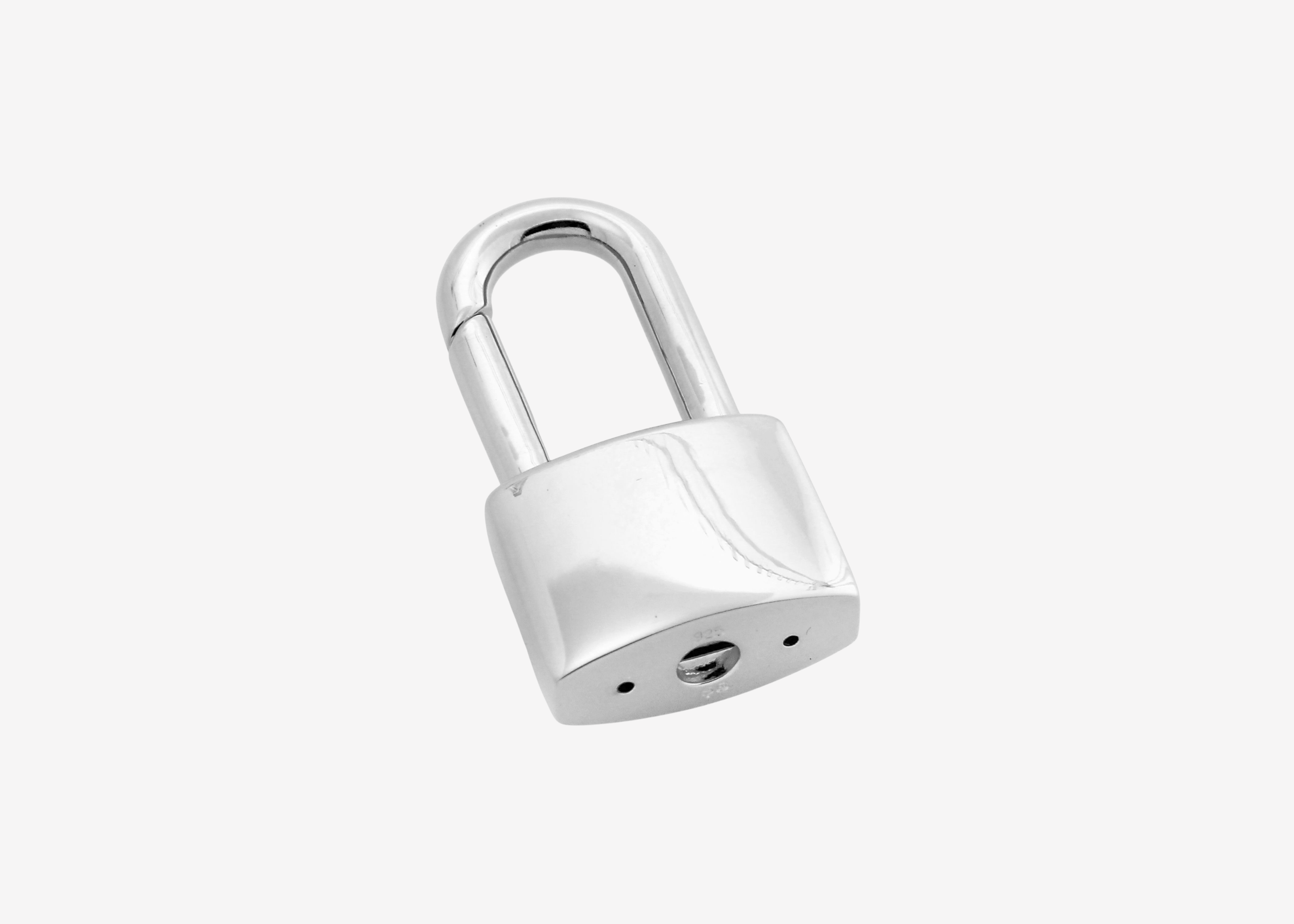 Sener Besim Padlock Charm Silver Lock 