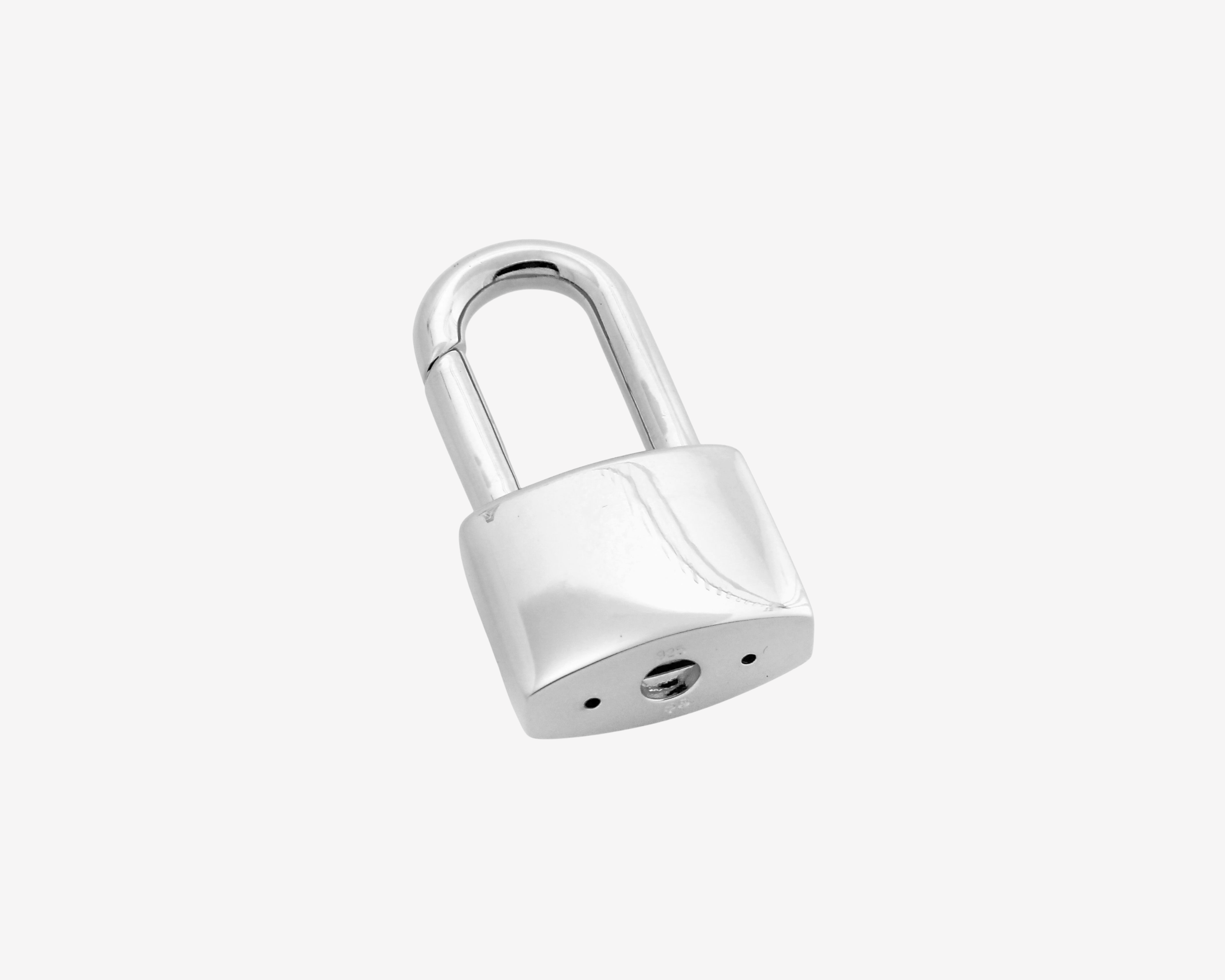 Sener Besim Padlock Charm Silver Lock 