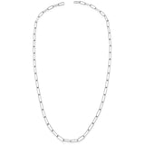 Silver Chain Necklace by Sener Besim
