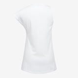 The Asymmetric Tee in White - Detail View