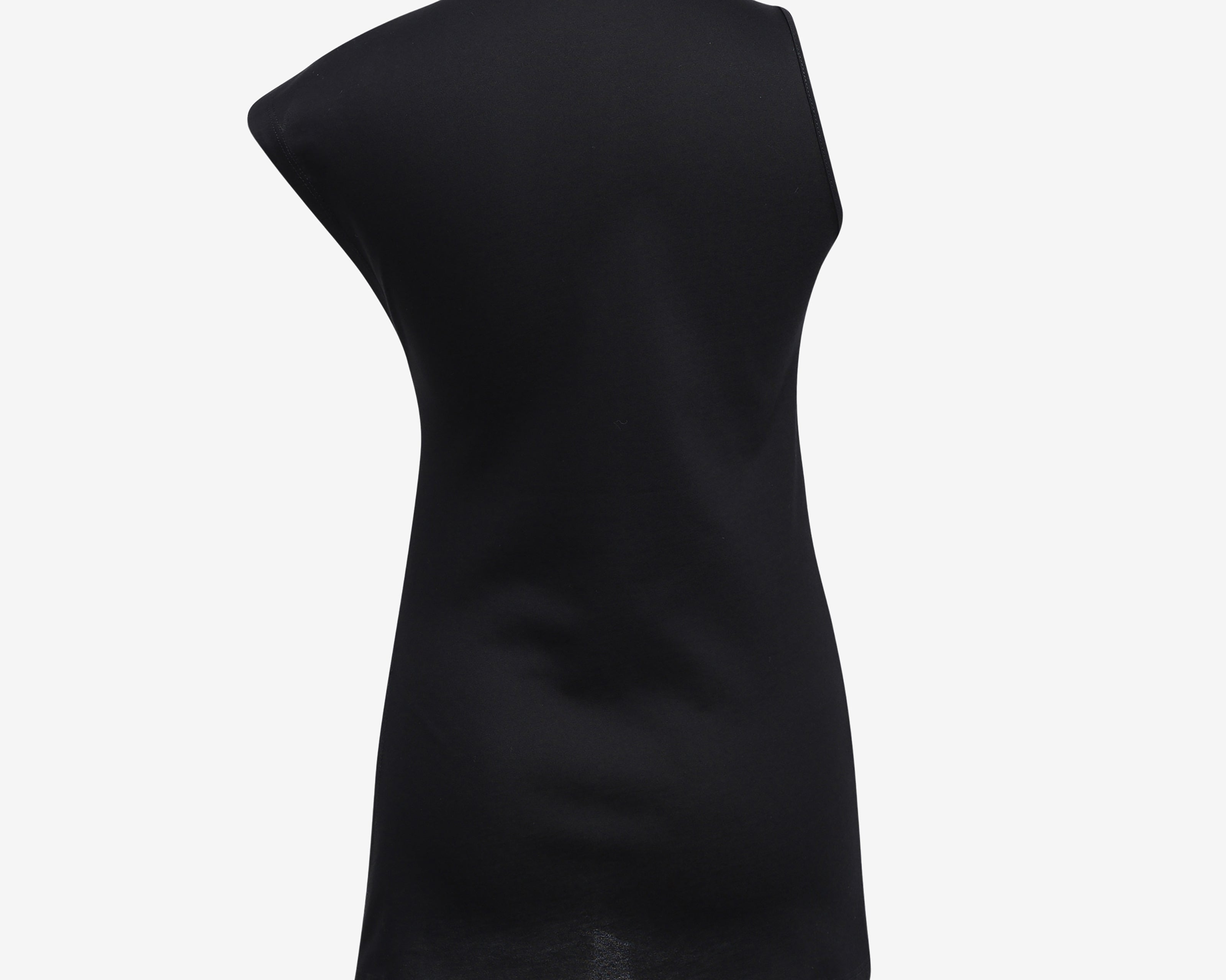 The Asymmetric Tee in Black - Image 5
