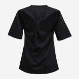 The Twist Back Tee in Black - Image 5