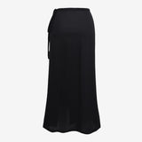 The Long Tie Skirt - Black