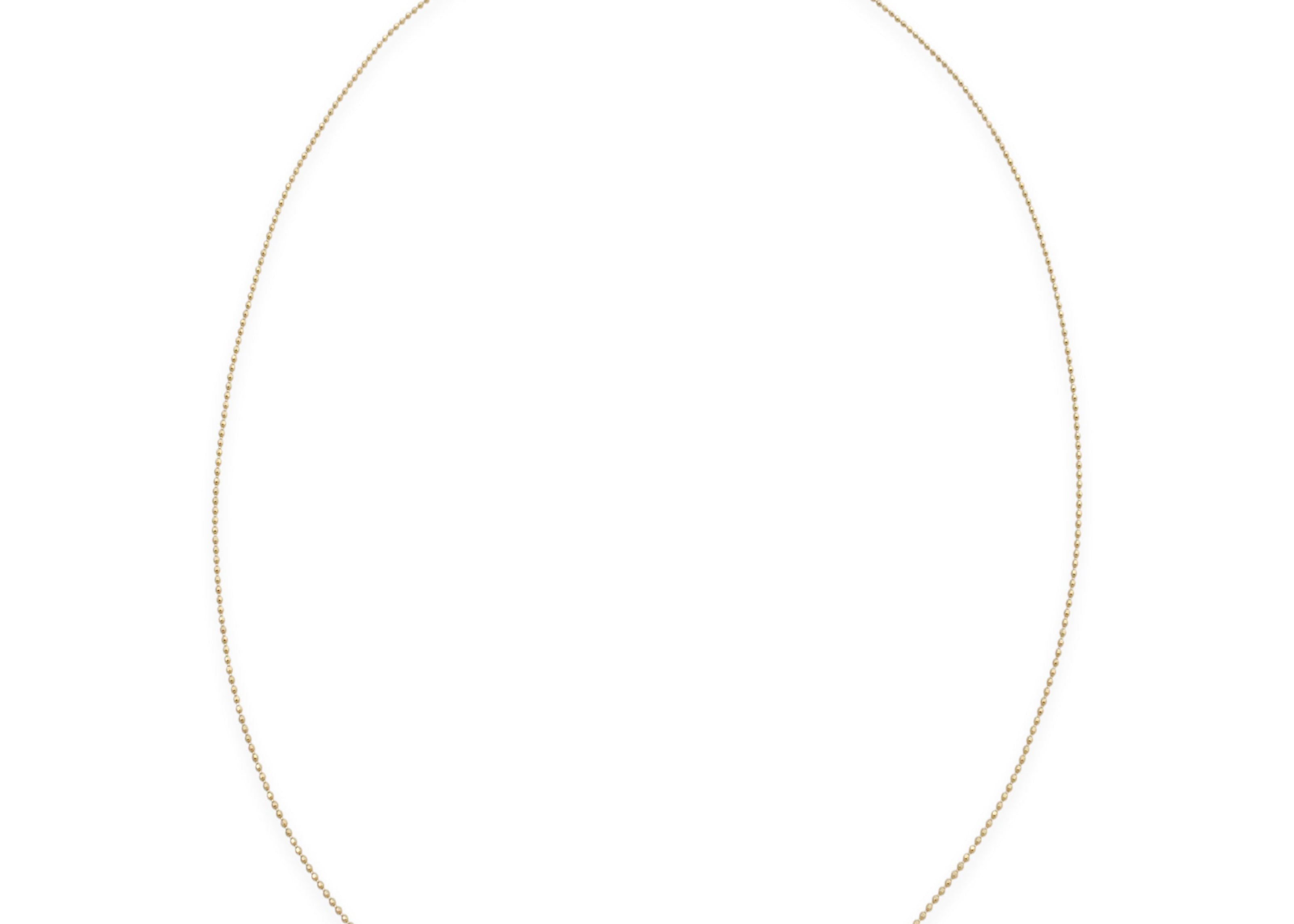 Clasp Necklace Gold Close Up by Sener Besim