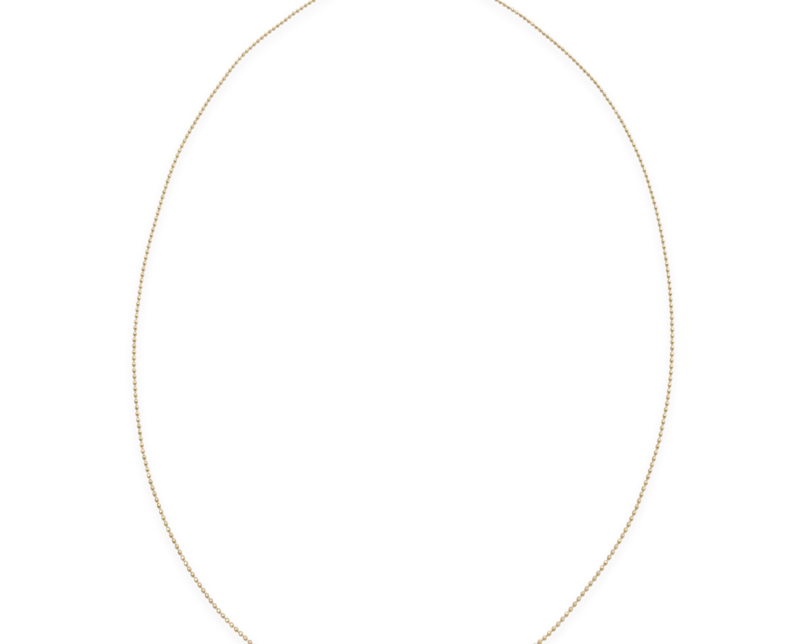 Clasp Necklace Gold Close Up by Sener Besim