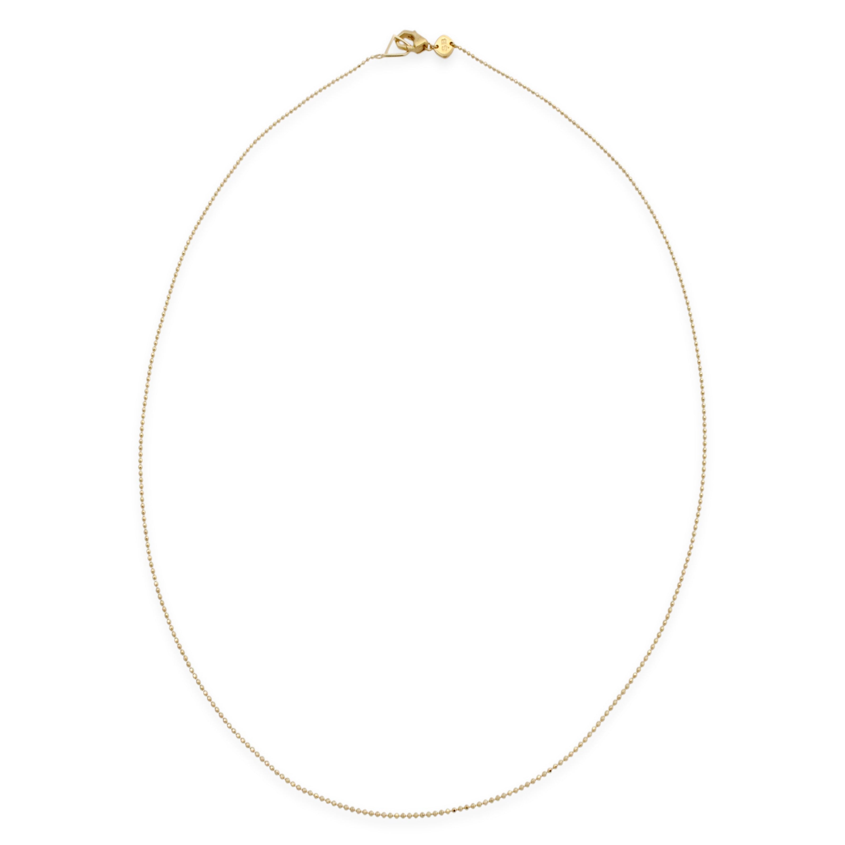 Clasp Necklace Gold Close Up by Sener Besim