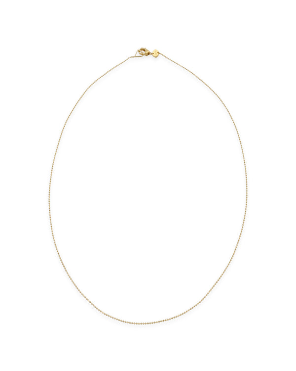 Clasp Necklace Gold Close Up by Sener Besim