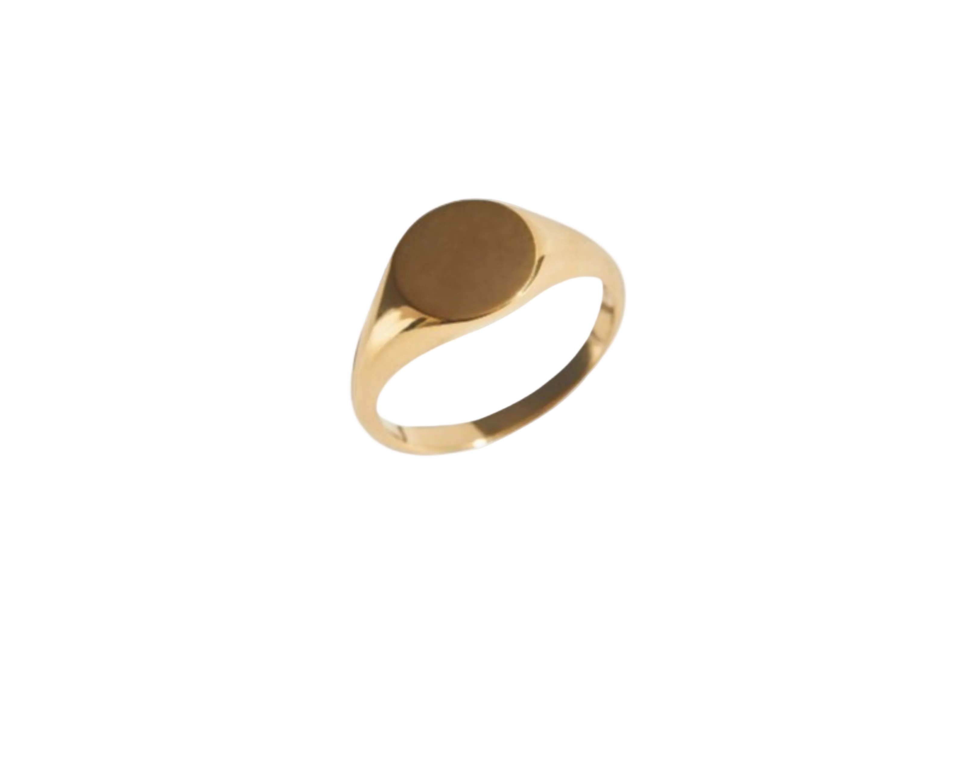 Signet RIng Sener Besim Gold Close Up